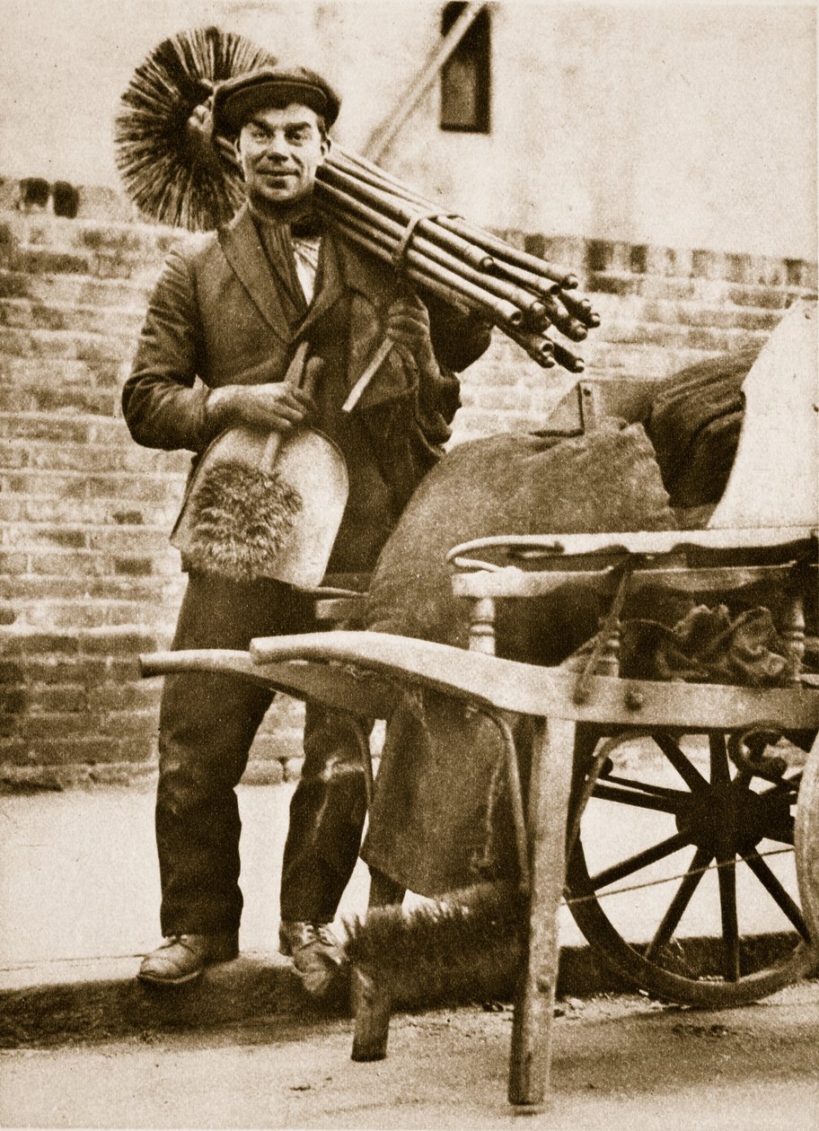 Kéményseprő (szépia fotó) alkotó: English Photographer