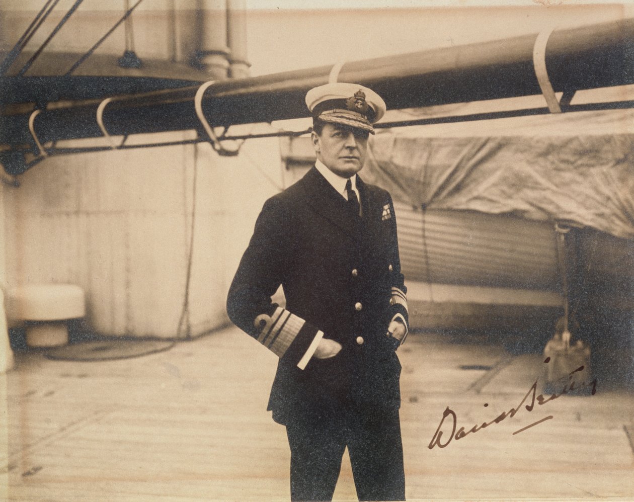 A flotta admirálisa, David Beatty (szépia fotó) alkotó: English Photographer