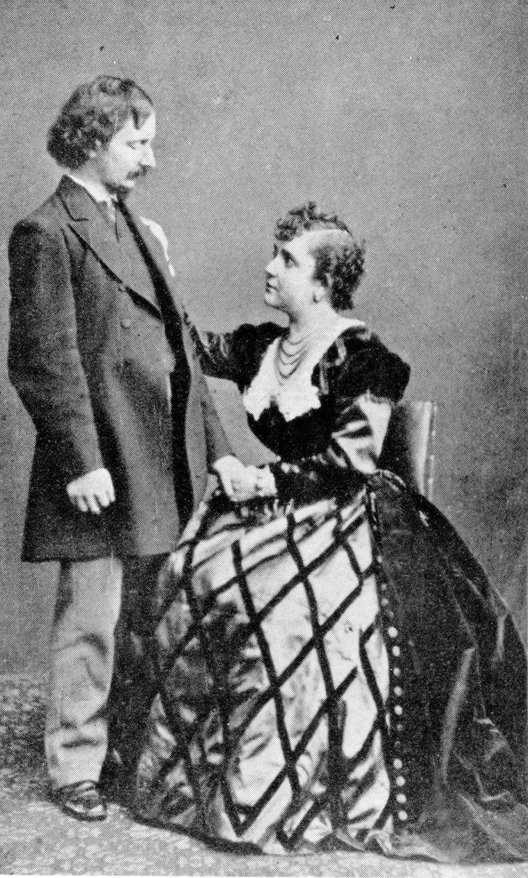 Algernon Charles Swinburne és Adah Menken alkotó: English Photographer