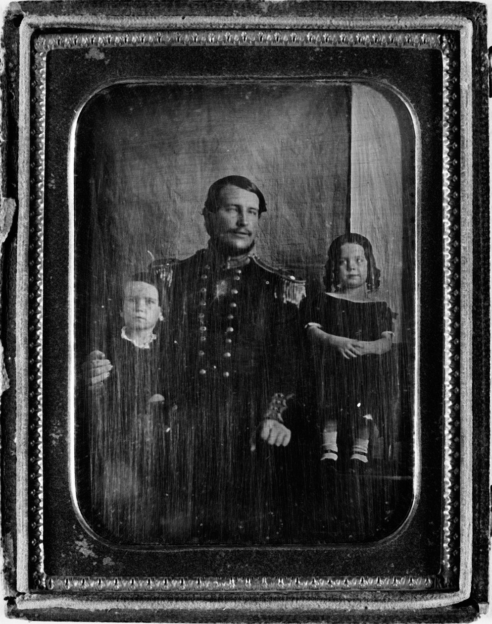 Christopher Bakewell Bassano sebészsegéd és családja, 1850 körül (dagerrotípia) alkotó: English Photographer