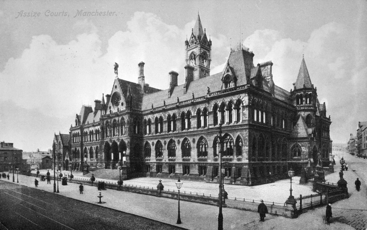 Assize Courts, Manchester, 1910 körül alkotó: English Photographer
