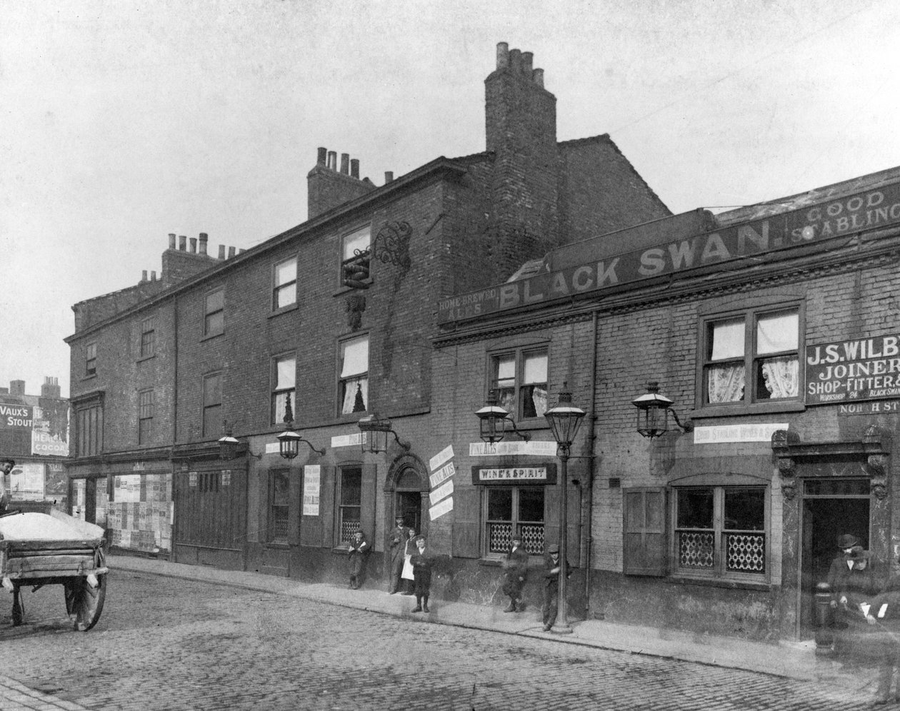 Black Swan Pub a North Streeten, Leeds, 1898 alkotó: English Photographer