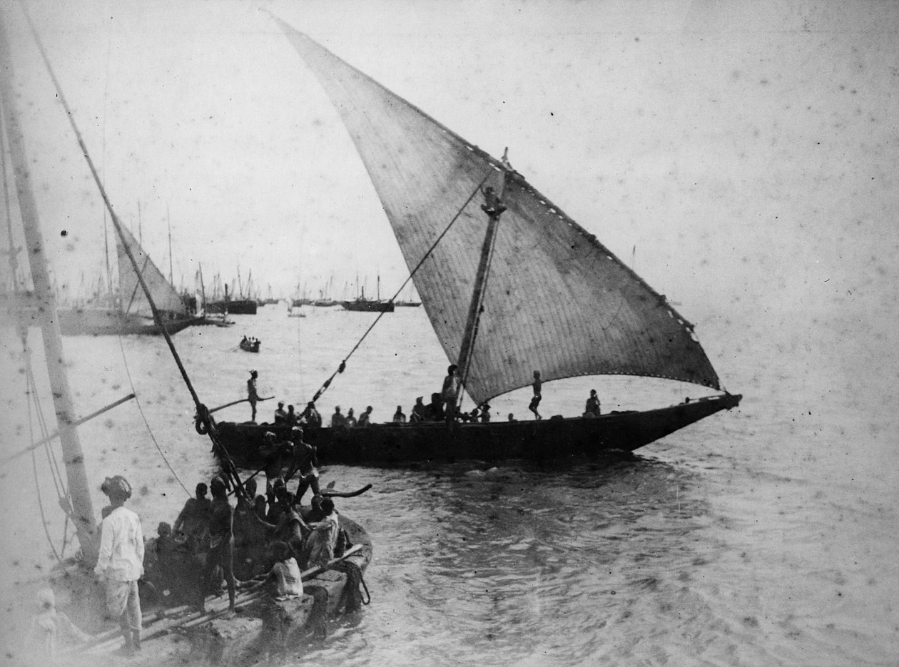 Bombay: Dubash hajó, 1870-es évek alkotó: English Photographer