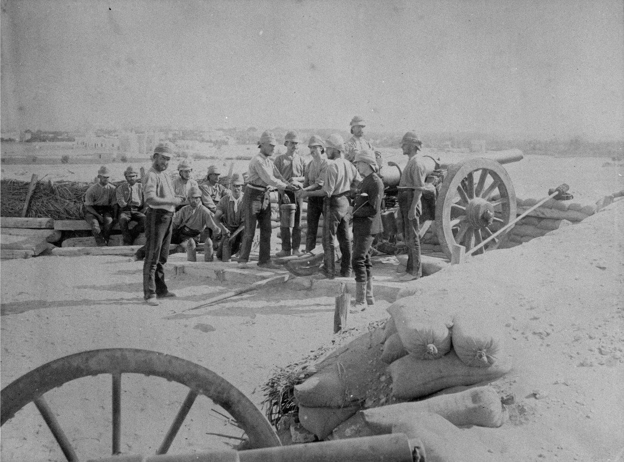 A brit erők Alexandria elfoglalása után, 1882 alkotó: English Photographer