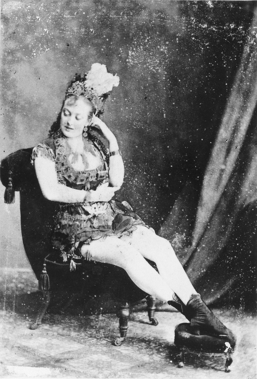 Carte de Visite Miss Lardy Wilsontól, 1870-es évek körül (albumnyomat) alkotó: English Photographer