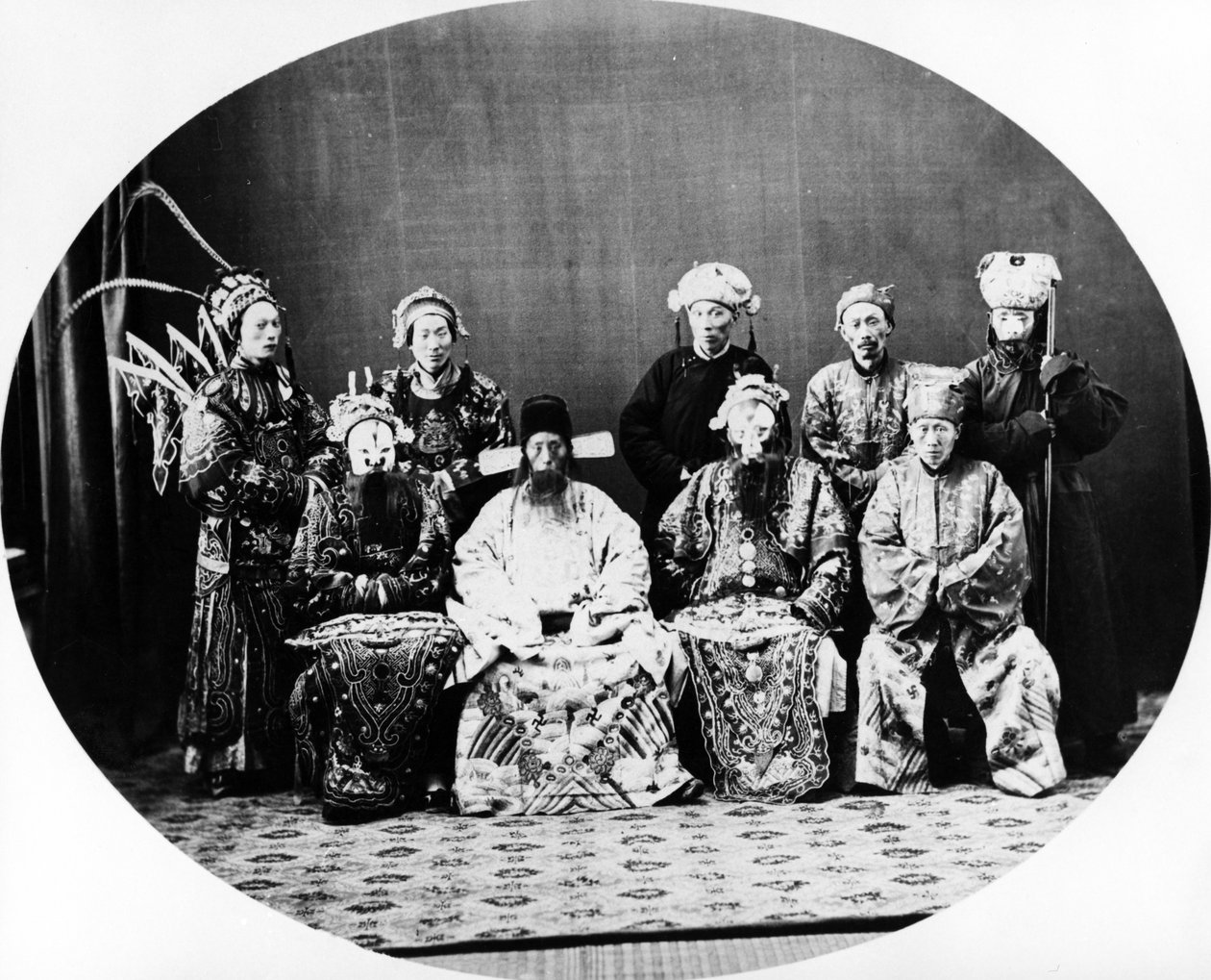 Kínai Színházak, Sanghaj, 1870 körül alkotó: English Photographer