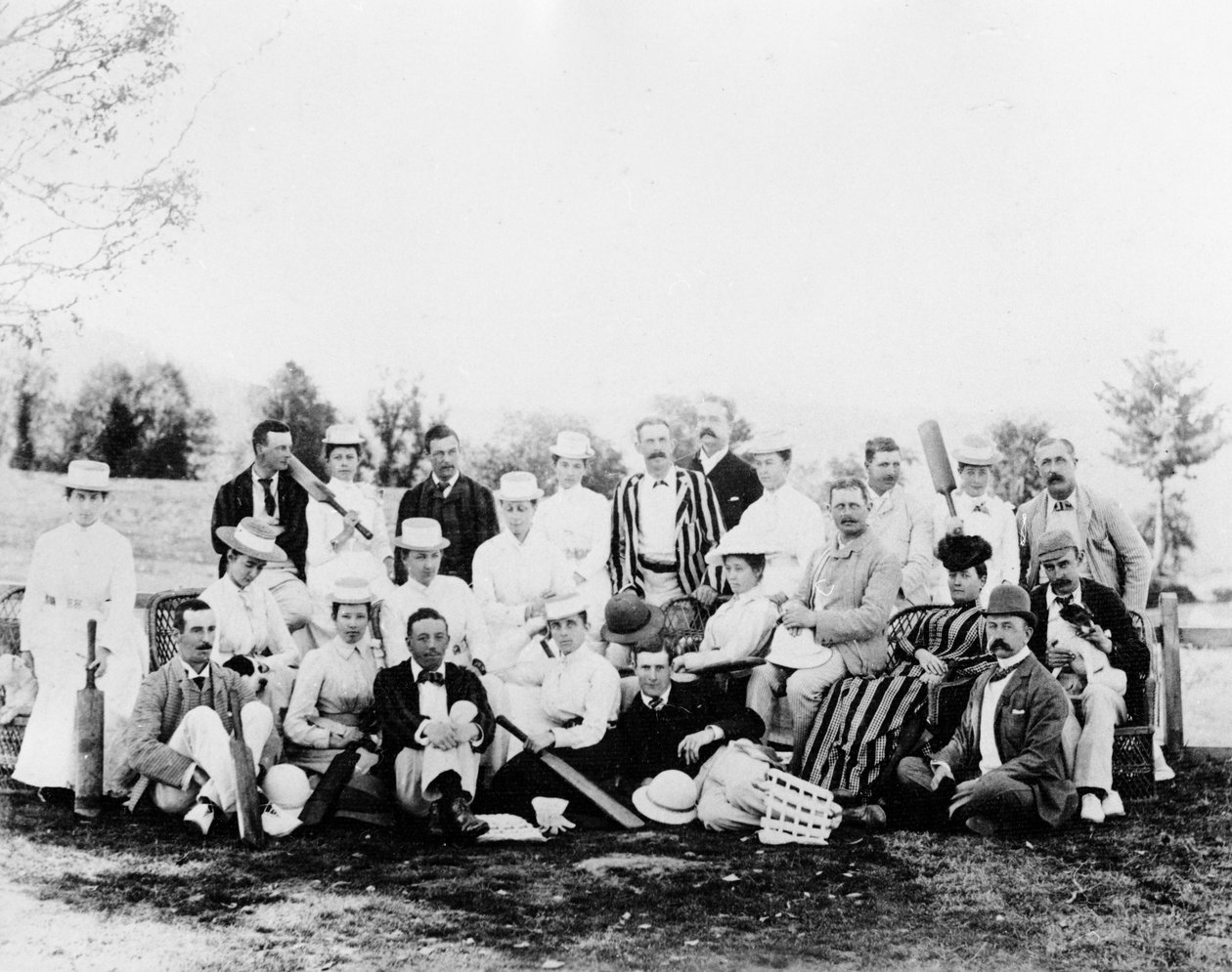 Krikettparti, 1870-90-es évek alkotó: English Photographer