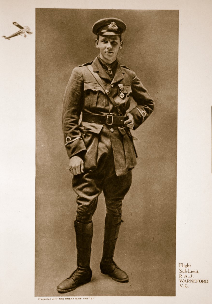 Repülő vezérhadnagy R.A.J. Warneford V.C., 1914-1919 alkotó: English Photographer
