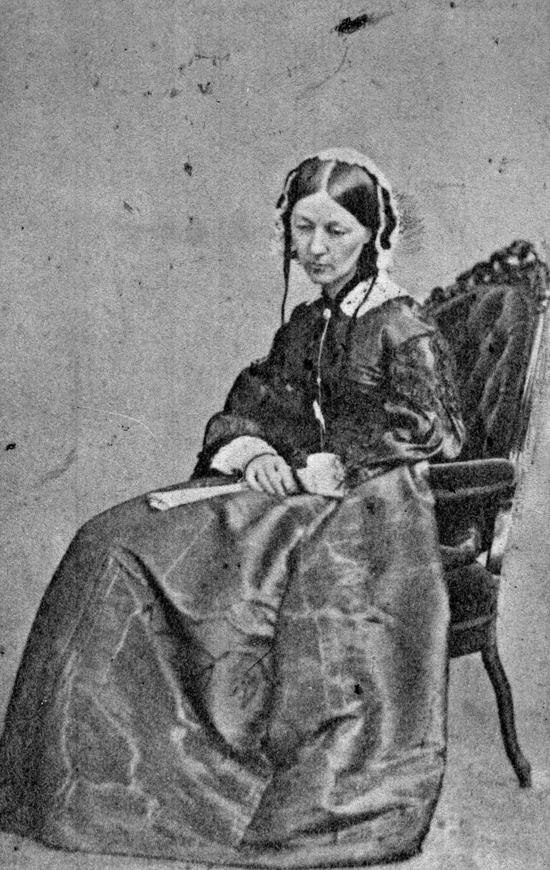 Florence Nightingale (1820-1910) alkotó: English Photographer
