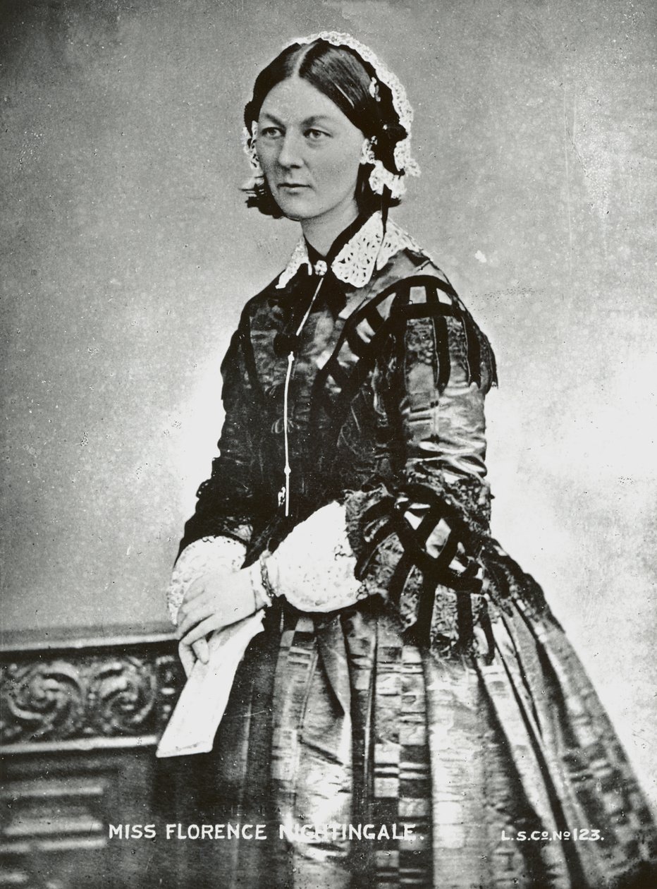 Florence Nightingale, 1860 körül alkotó: English Photographer