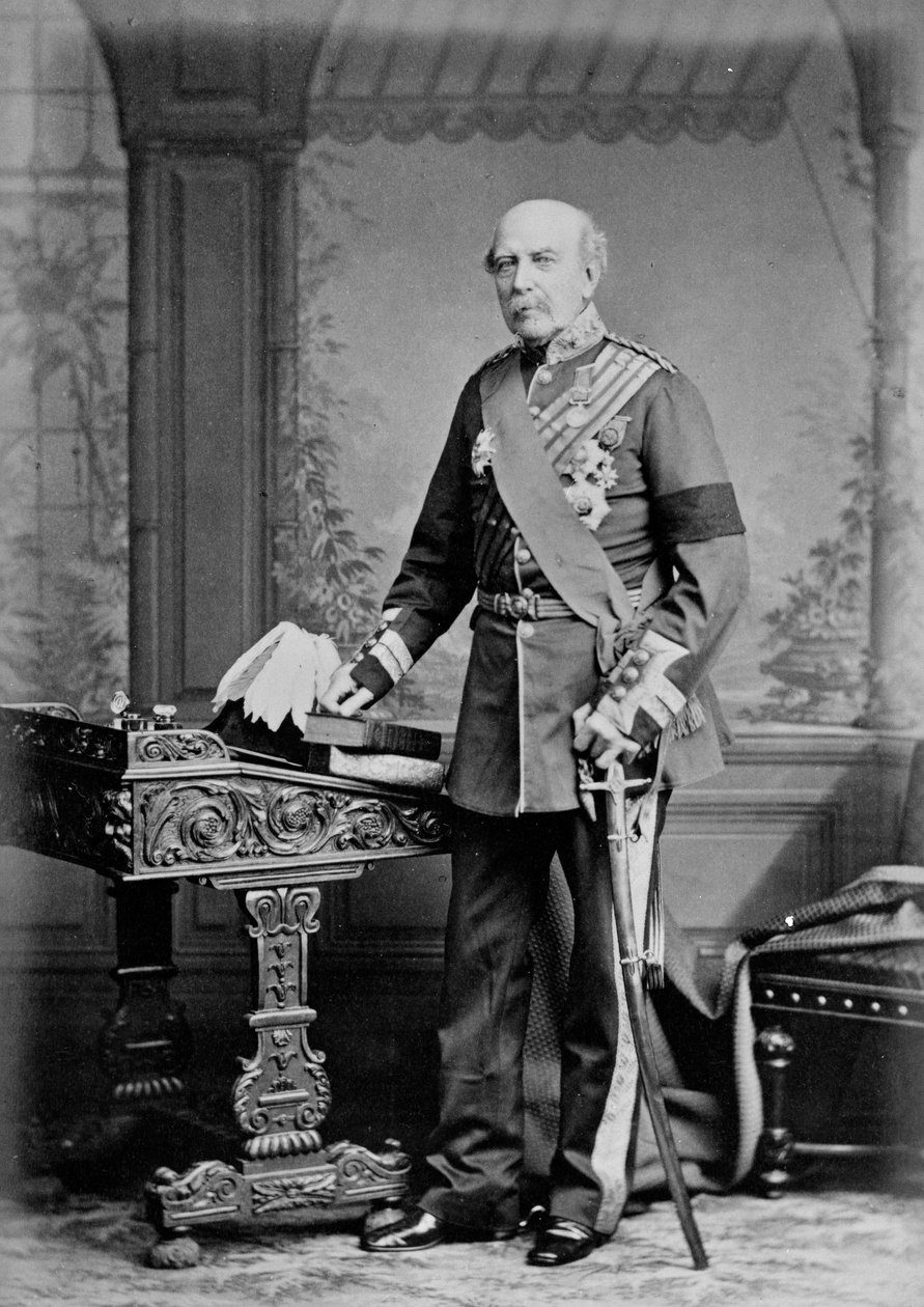 Sir WF Williams tábornok, 1856 alkotó: English Photographer