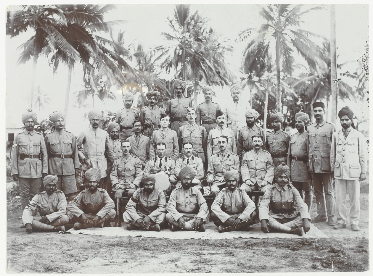 A 19. pandzsábi csoport Kelet-Afrikában, 1914-15 alkotó: English Photographer