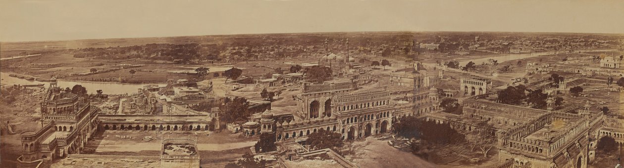 Indiai városkép, huszonkilenc fényképből álló gyűjteményből, amely az indiai lázadáshoz kapcsolódik, 1858 körül alkotó: English Photographer
