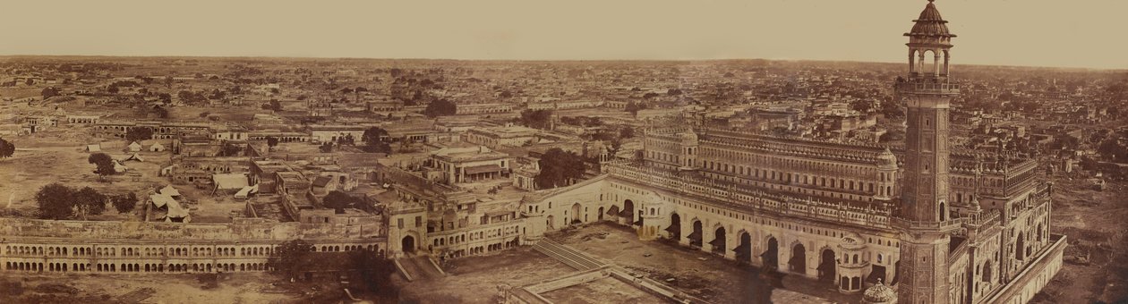 Indiai városkép, huszonkilenc fényképből álló gyűjteményből, amely az indiai lázadáshoz kapcsolódik, 1858 körül alkotó: English Photographer