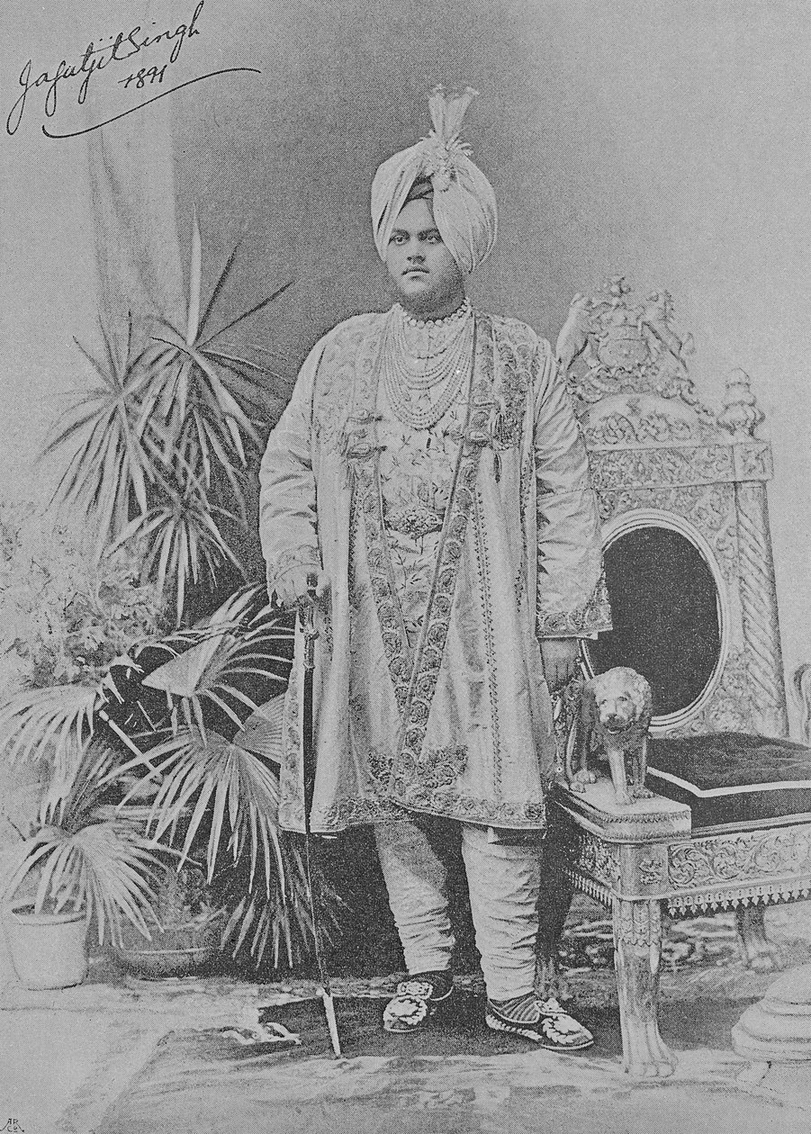 Kapurthalai Jagatjit Singh, 1891 alkotó: English Photographer