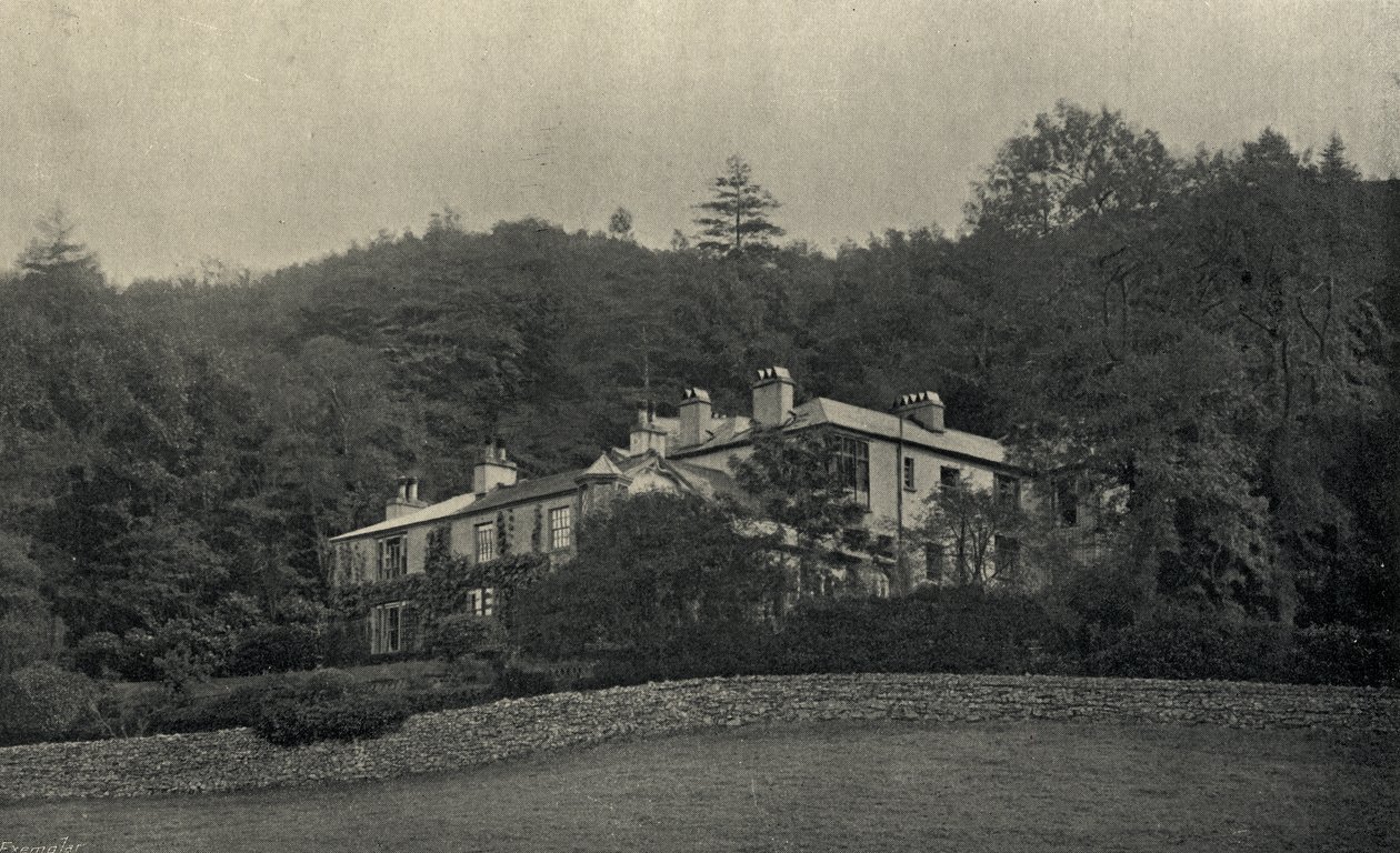 John Ruskin (1819-1900) otthonában Brantwoodban alkotó: English Photographer