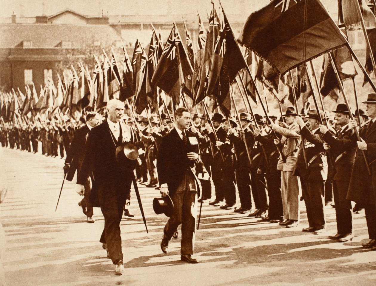 Edward király a brit légióval, 1914-1918 alkotó: English Photographer