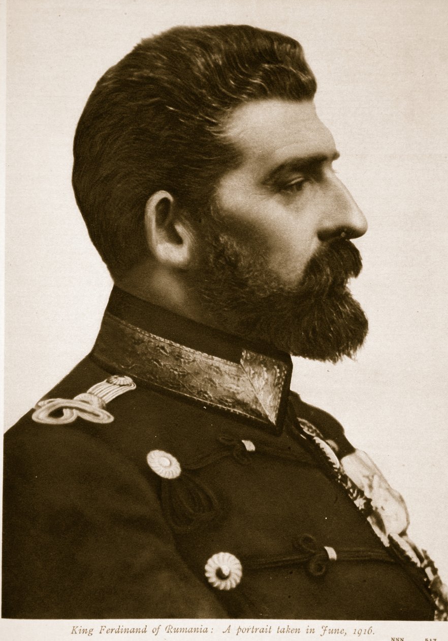 Ferdinánd román király: 1916 júniusában készült portré alkotó: English Photographer