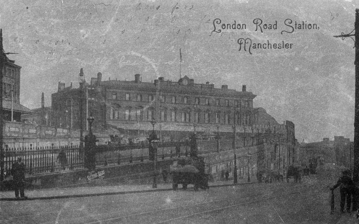 London Road Station, Manchester, 1910 körül alkotó: English Photographer