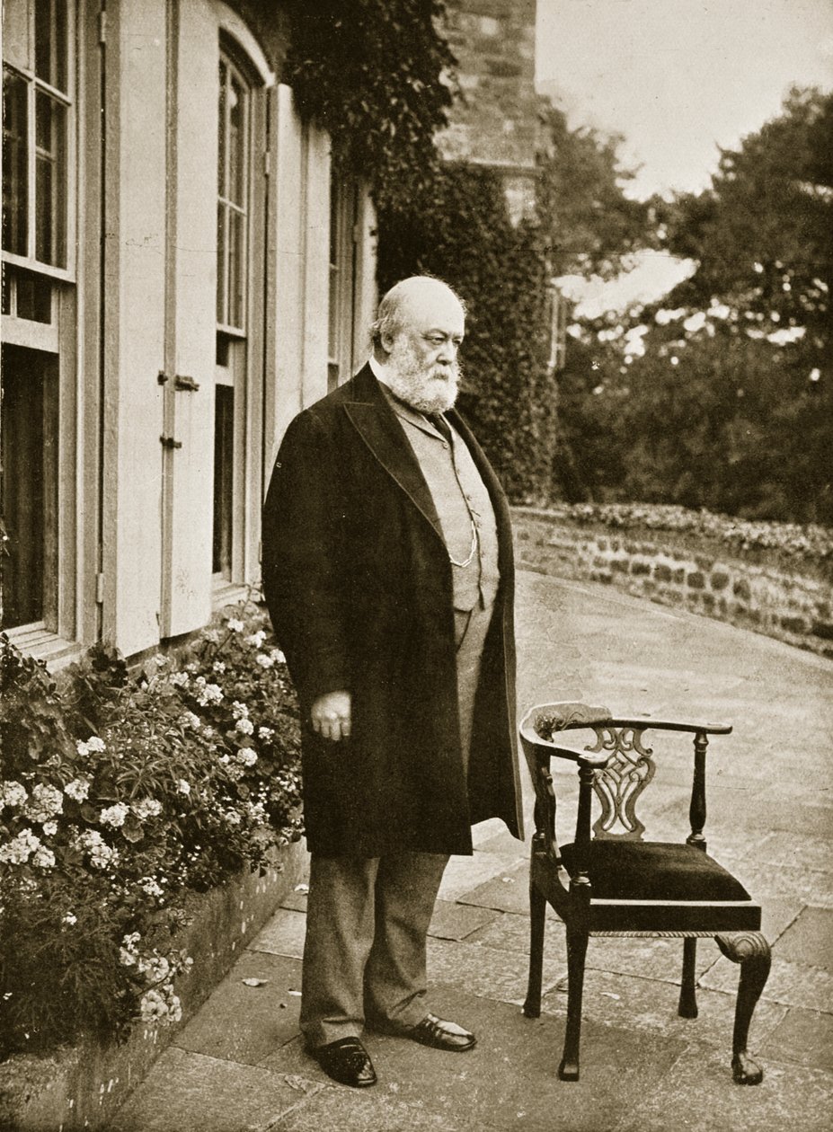 Lord Robert Cecil, Salisbury márquess (szépia fotó) alkotó: English Photographer
