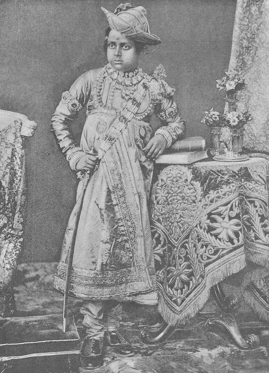 Maharaja Madho Rao Scindia Gwaliorból alkotó: English Photographer