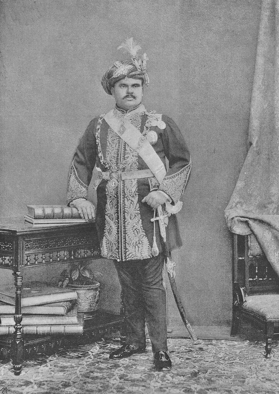 Maharaja Takhatsinhji of Bhavnagar alkotó: English Photographer