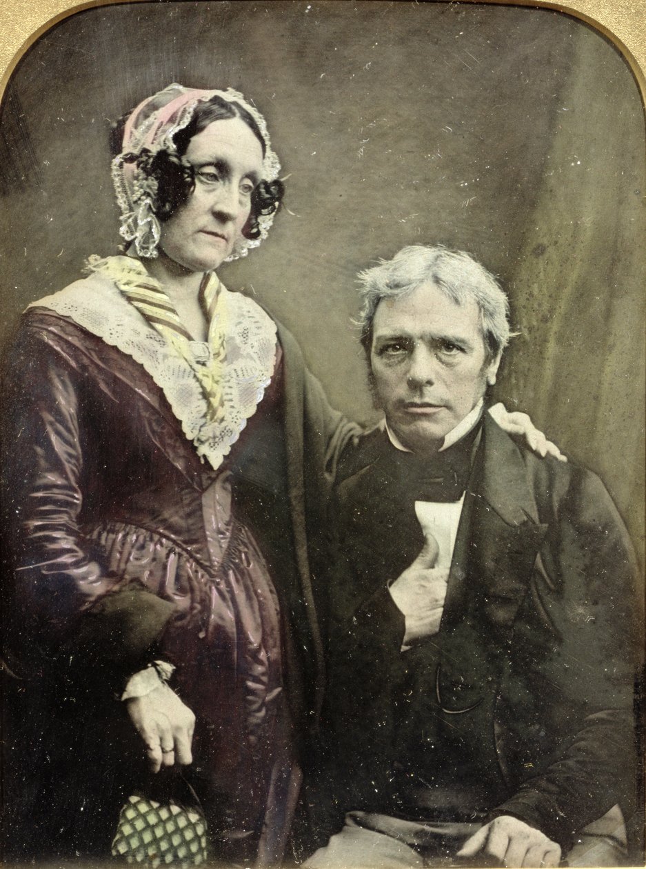 Michael és Sarah Faraday, 1840-50-es évek (dagerrotípia) alkotó: English Photographer