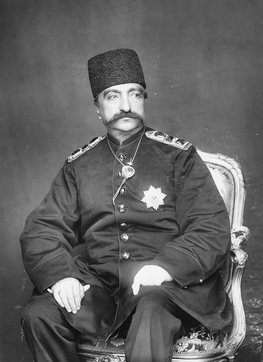 Naser al-Din Shah Qajar Perzsiából alkotó: English Photographer