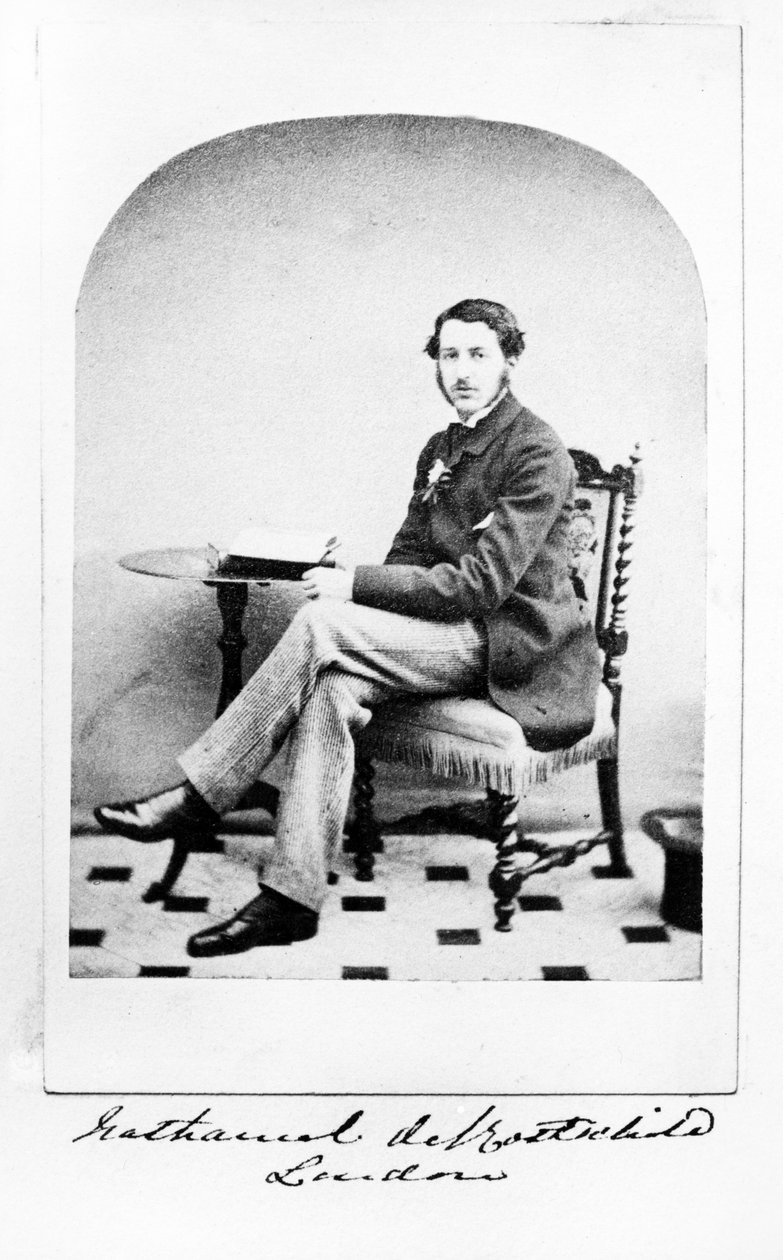 Nathaniel de Rothschild, 1860 körül alkotó: English Photographer