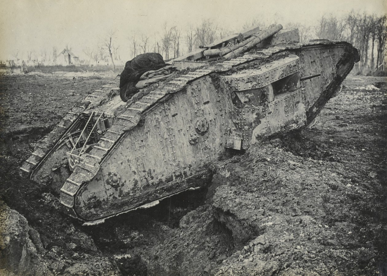 Fénykép a brit tankról, 1918 alkotó: English Photographer