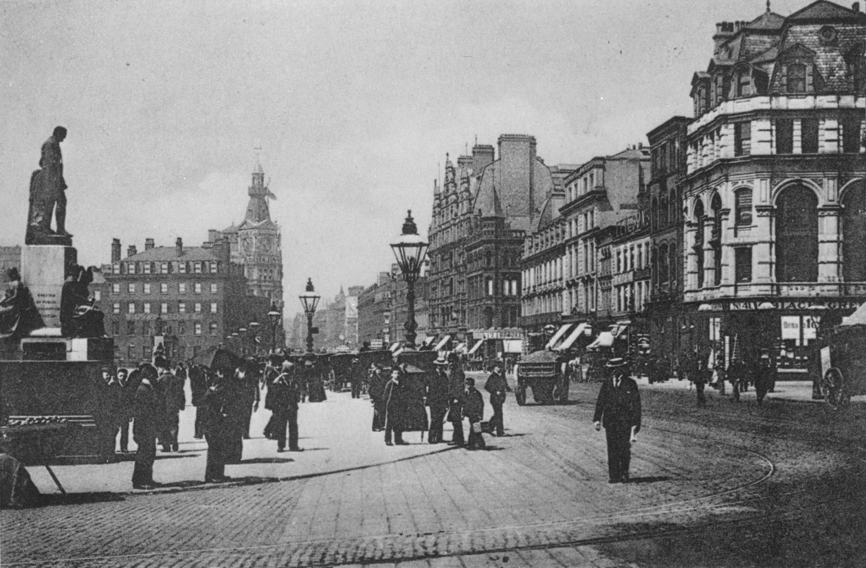 Piccadilly, Manchester, 1910 körül alkotó: English Photographer