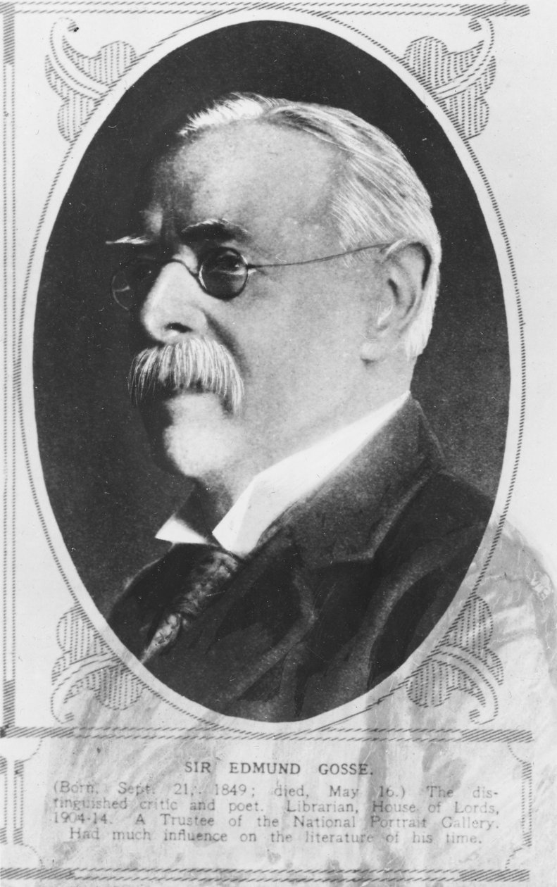 Edmund William Gosse portréja alkotó: English Photographer