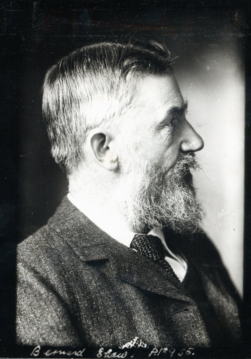 George Bernard Shaw portréja, 1925 alkotó: English Photographer
