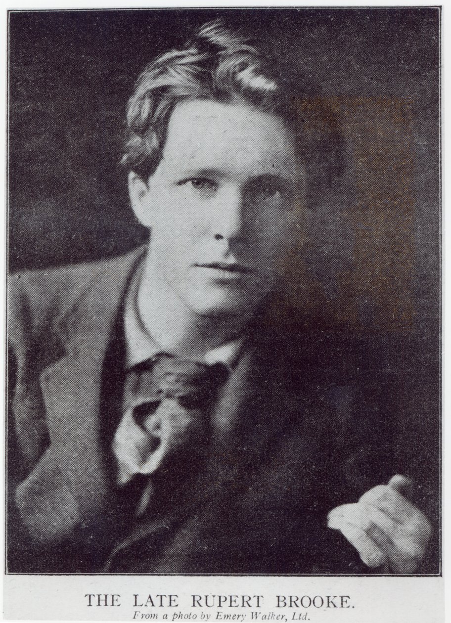 Rupert Brooke portréja (1887-1915) alkotó: English Photographer