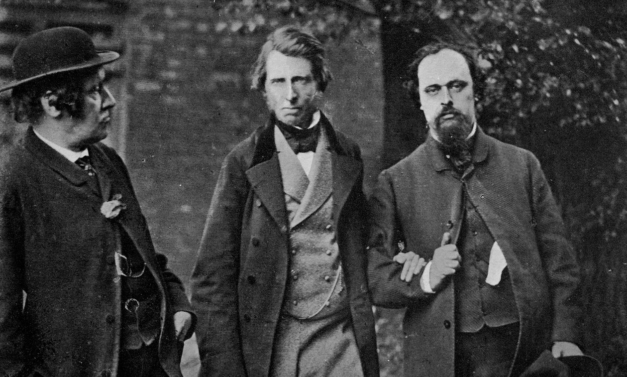 William Bell Scott, John Ruskin és Dante Gabriel Rossetti portréja, 1864 alkotó: English Photographer