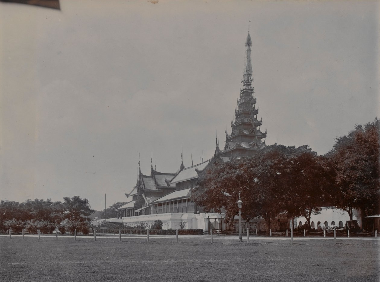 Pyit-that, Mandalay-palota, Burma, 1906 alkotó: English Photographer