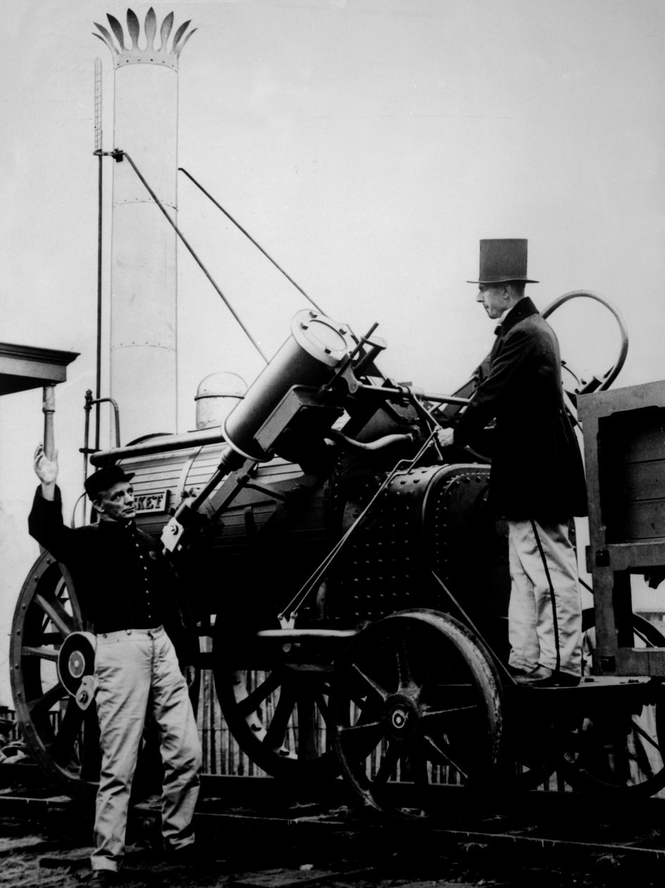 Stephensons rakéta másolata, 1929 alkotó: English Photographer