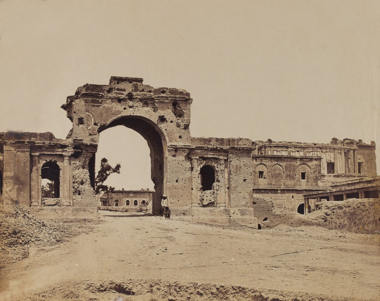 Romos átjáró, 1858 körül (szépia fotó) alkotó: English Photographer