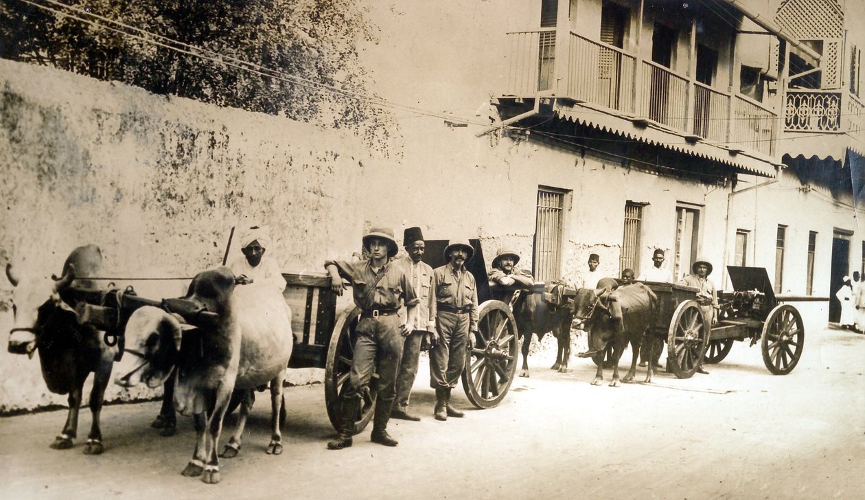 „A megmentett brit fegyverek még mindig hasznosak”, Zanzibár, 1914 alkotó: English Photographer