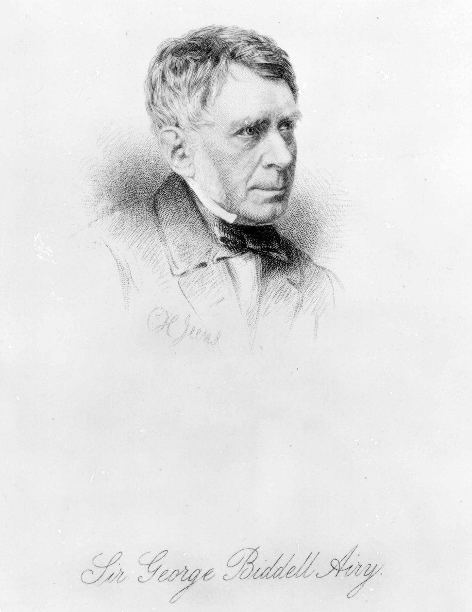 Sir George Biddell Airy, metszett C.H. Jeens alkotó: English Photographer
