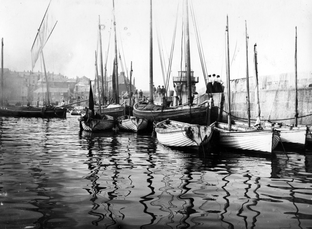 Smeatons Pier, St Ives, 1890 körül alkotó: English Photographer