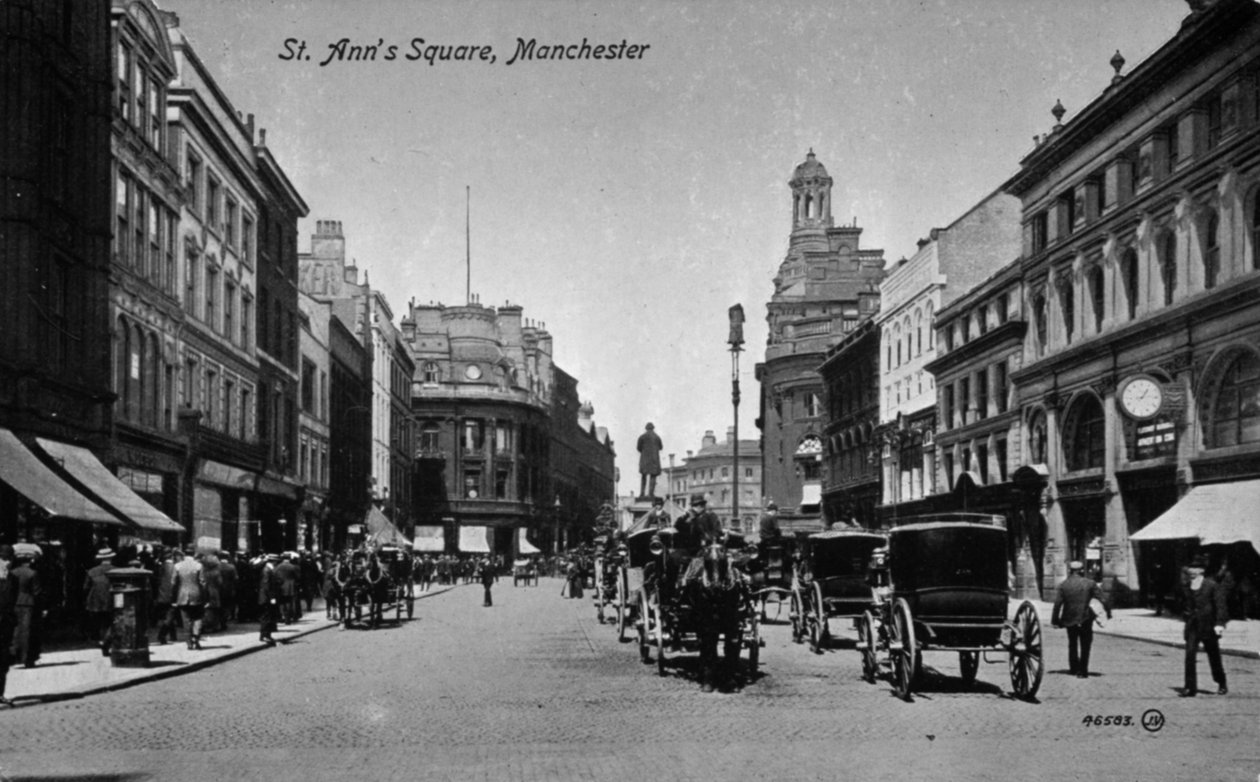 St. Anna Square, Manchester, 1910 körül alkotó: English Photographer