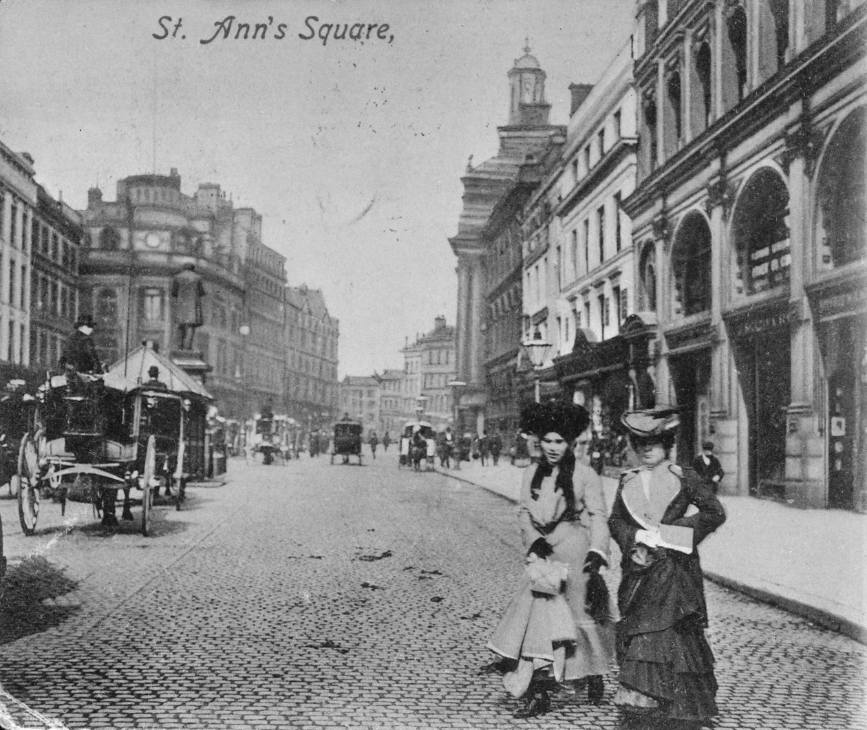 St. Anna Square, Manchester, 1910 körül alkotó: English Photographer