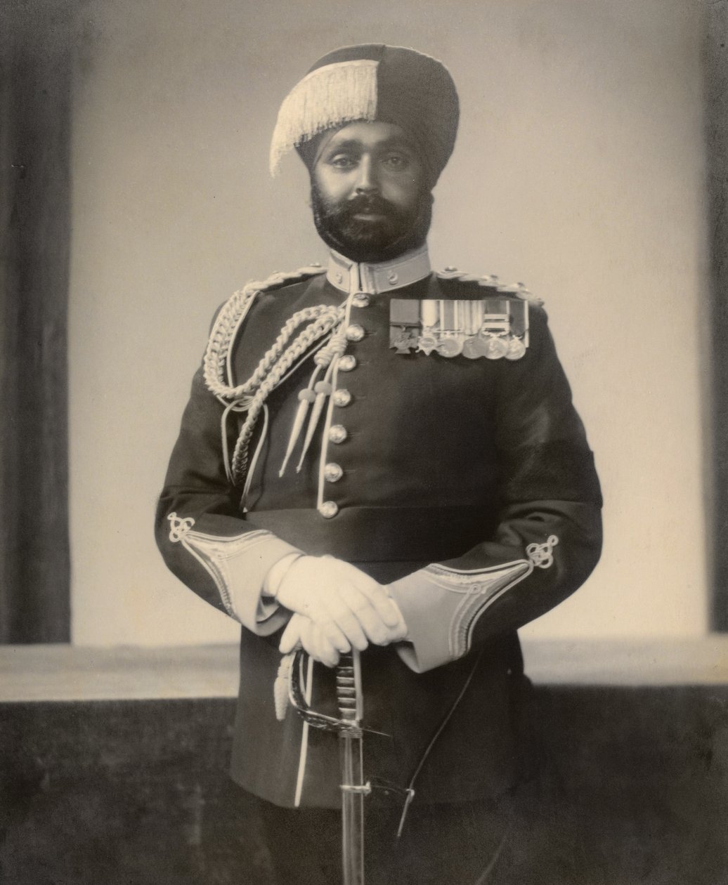 Shir Singh Subedar őrnagy, Bahadur Waq Obi, 4. zászlóalj, 15. pandzsábi ezred, 1936-37 alkotó: English Photographer
