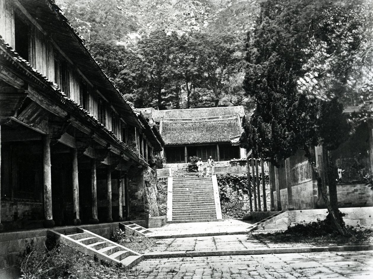 Foo-Too temploma, Chusan, 1870 körül alkotó: English Photographer