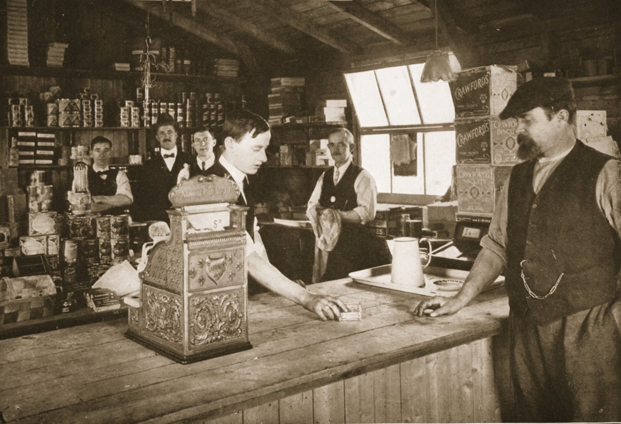 The Canteen, Lofthouse Park, illusztráció: Német rabok Nagy-Britanniában (fotónyomat) alkotó: English Photographer