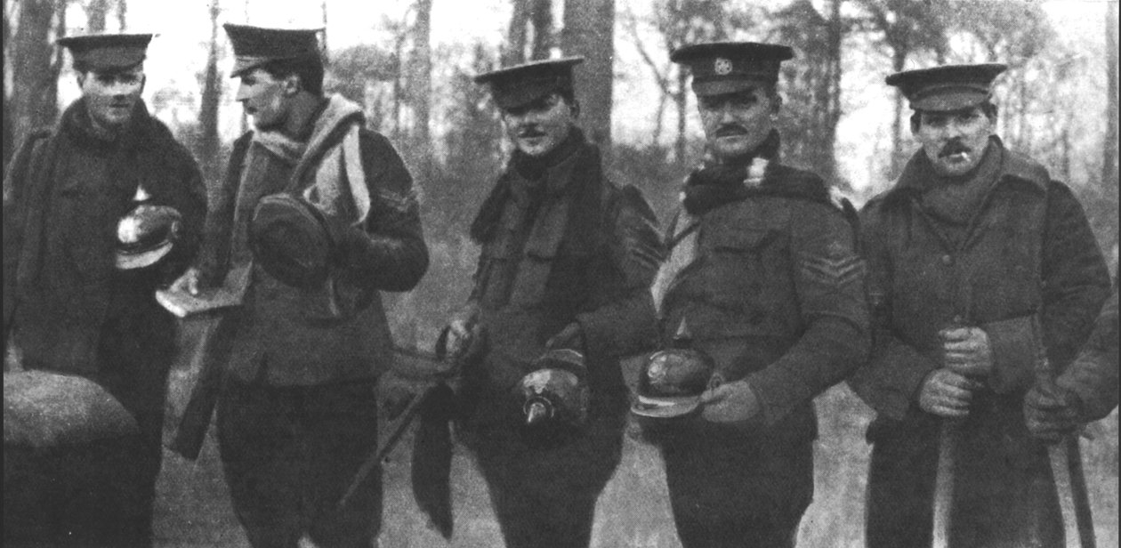 Az 1914-es karácsonyi fegyverszünet, 1915-ben jelent meg alkotó: English Photographer