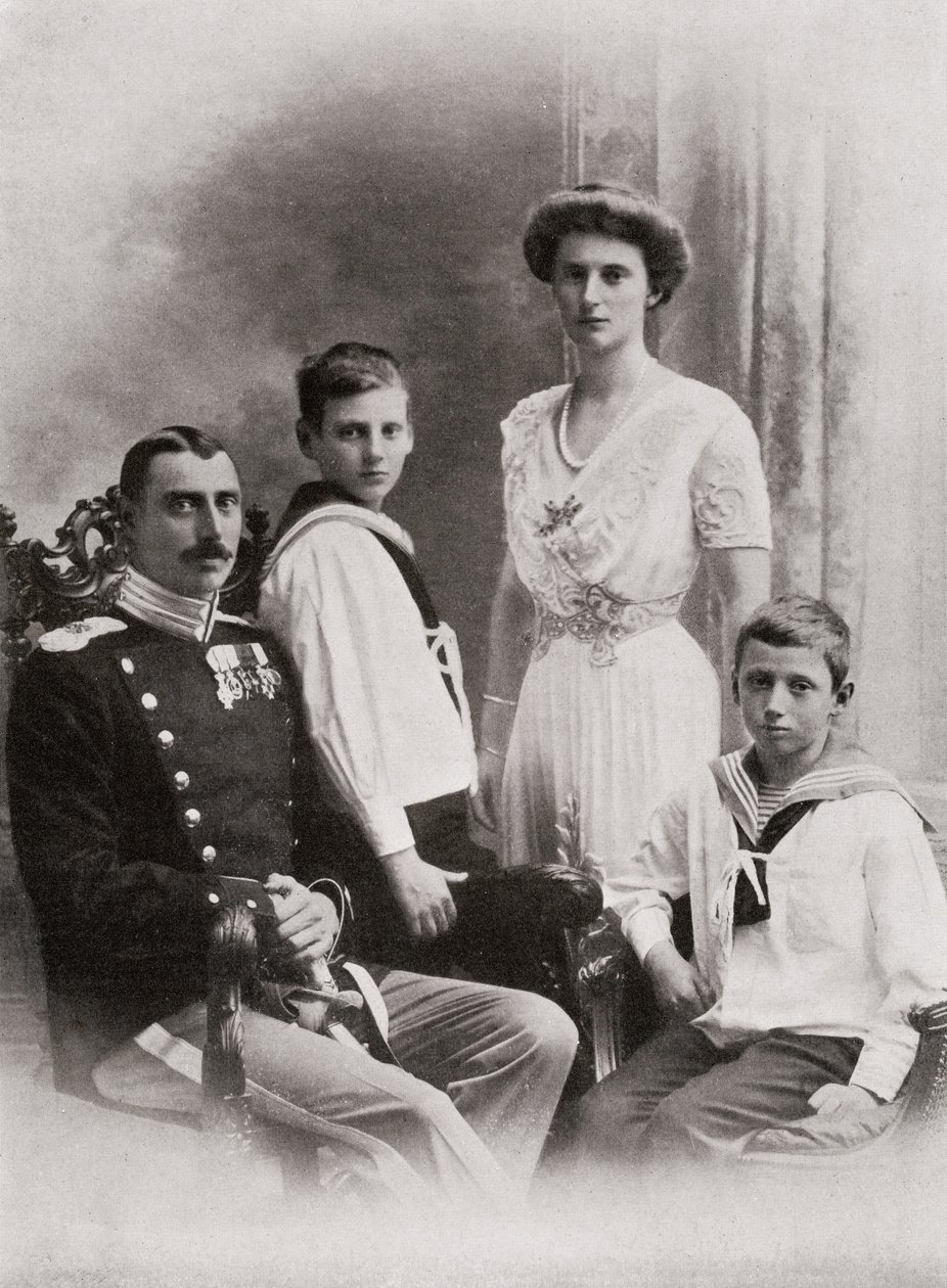 A dán királyi család az 1912-es évből, London, 1913 alkotó: English Photographer