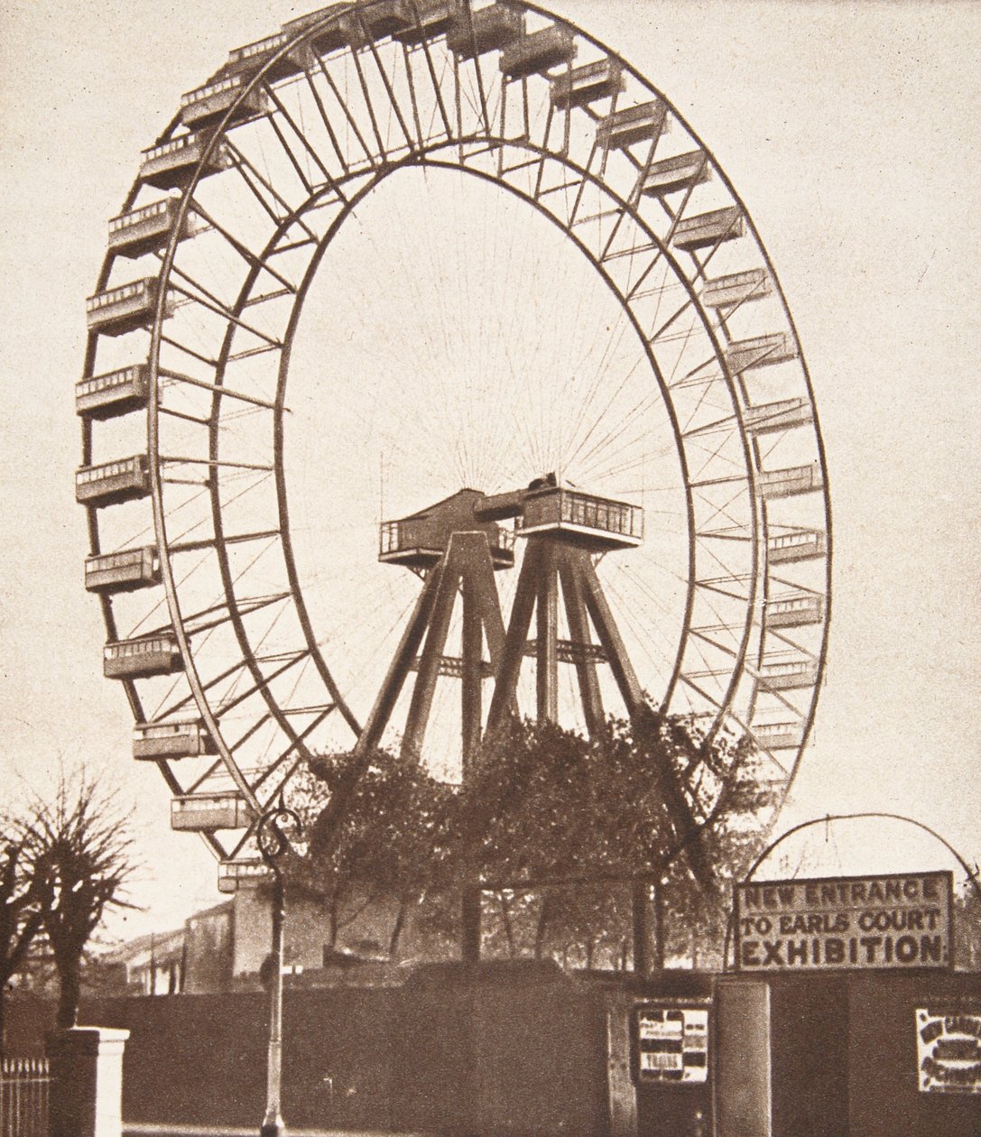 The Great Wheel, Earls Court, 1900 körül alkotó: English Photographer