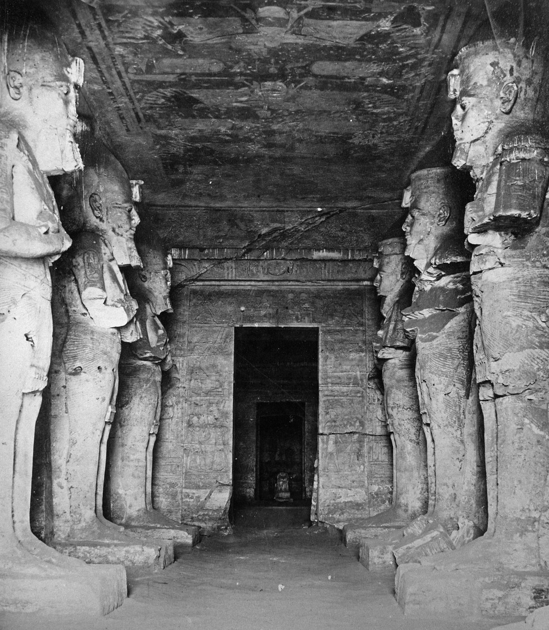 II. Ramszesz templomának belseje, 1904-2005 körül alkotó: English Photographer